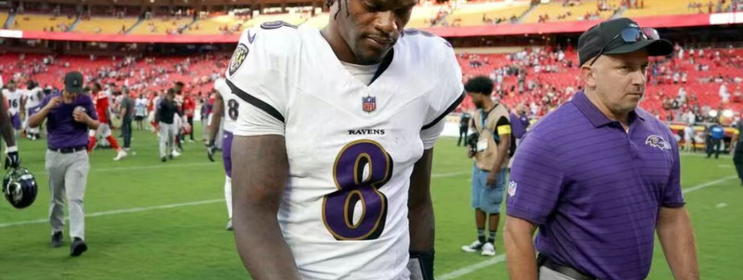 The Ravens lost to the Rams at home without their core player