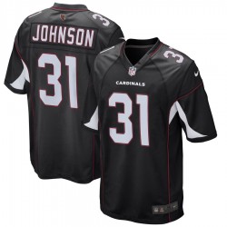 Arizona Cardinals David Johnson 31 Nike Black NFL Jersey