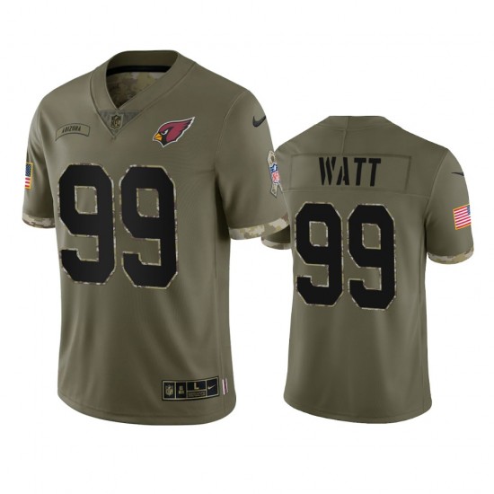 Arizona Cardinals J J Watt 99 Nike 2022 Salute to Service NFL Jersey