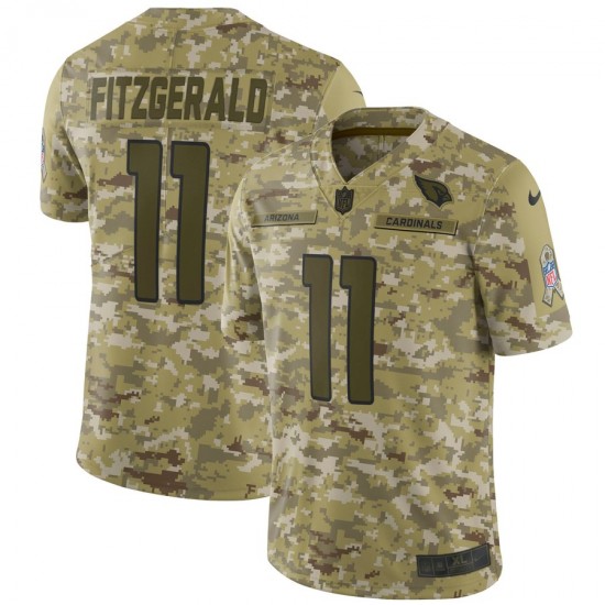 Arizona Cardinals Larry Fitzgerald 11 Nike Salute to Service NFL Jersey