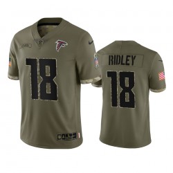 Atlanta Falcons Calvin Ridley 18 Nike 2022 Salute to Service NFL Jersey Atlanta Falcons Calvin Ridley 18 Nike 2022 Salute to Service NFL Jersey