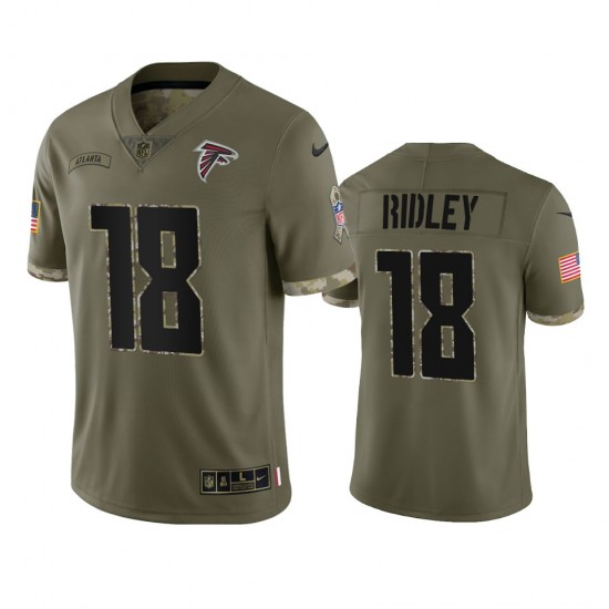 Atlanta Falcons Calvin Ridley 18 Nike 2022 Salute to Service NFL Jersey