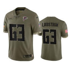 Atlanta Falcons Chris Lindstrom 63 Nike 2022 Salute to Service NFL Jersey Atlanta Falcons Chris Lindstrom 63 Nike 2022 Salute to Service NFL Jersey