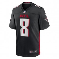 Atlanta Falcons Kyle Pitts 8 Nike Black 2021 Draft NFL Jersey