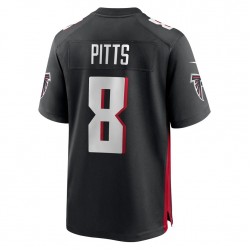 Atlanta Falcons Kyle Pitts 8 Nike Black 2021 Draft NFL Jersey