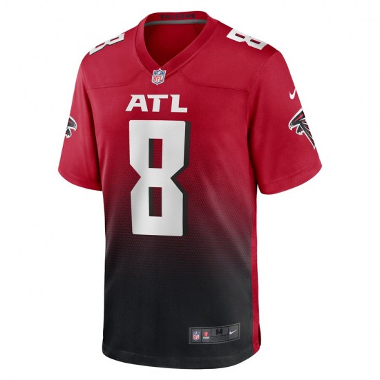 Atlanta Falcons Kyle Pitts 8 Nike Red 2021 Draft NFL Jersey