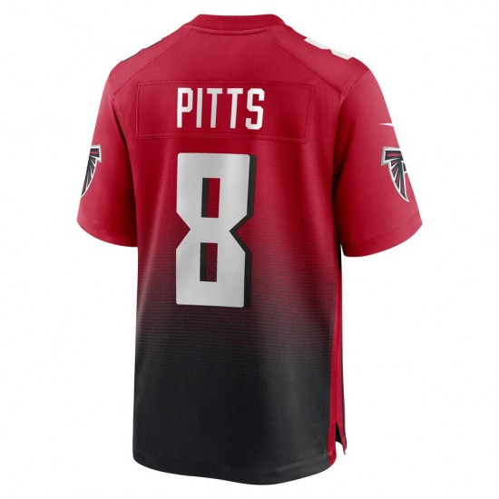 Atlanta Falcons Kyle Pitts 8 Nike Red 2021 Draft NFL Jersey