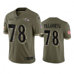 Baltimore Ravens Alejandro Villanueva 78 Nike 2022 Salute to Service NFL Jersey Baltimore Ravens Alejandro Villanueva 78 Nike 2022 Salute to Service NFL Jersey