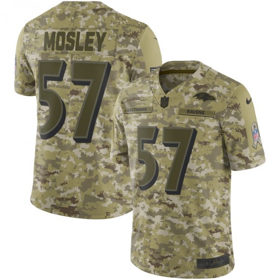 Baltimore Ravens C.J. Mosley 57 Nike Salute to Service NFL Jersey