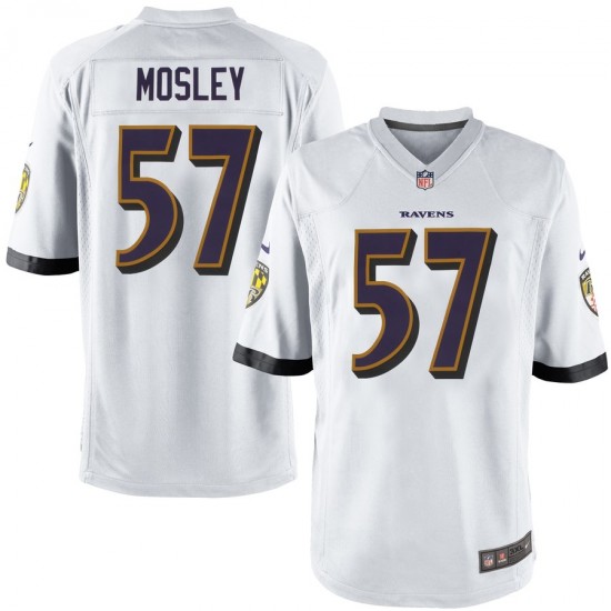 Baltimore Ravens C.J. Mosley 57 Nike White NFL Jersey