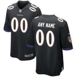 Baltimore Ravens Custom Black NFL Jersey Baltimore Ravens Custom Black NFL Jersey