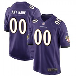 Baltimore Ravens Custom Purple NFL Jersey Baltimore Ravens Custom Purple NFL Jersey