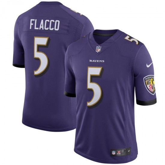 Baltimore Ravens Joe Flacco 5 Nike Purple NFL Jersey