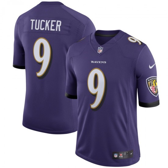 Baltimore Ravens Justin Tucker 9 Nike Purple NFL Jersey