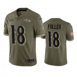 Baltimore Ravens Kyle Fuller 18 Nike 2022 Salute to Service NFL Jersey Baltimore Ravens Kyle Fuller 18 Nike 2022 Salute to Service NFL Jersey