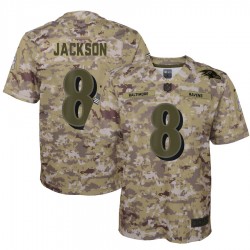 Baltimore Ravens Lamar Jackson 8 Nike Salute to Service NFL Jersey Baltimore Ravens Lamar Jackson 8 Nike Salute to Service NFL Jersey