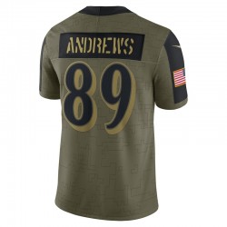 Baltimore Ravens Mark Andrews 89 Nike 2021 Salute to Service NFL Jersey