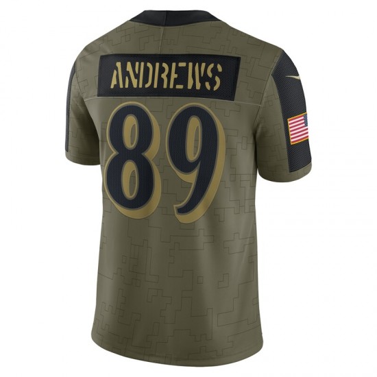 Baltimore Ravens Mark Andrews 89 Nike 2021 Salute to Service NFL Jersey