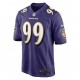 Baltimore Ravens Odafe Oweh 99 Nike Purple 2021 Draft NFL Jersey