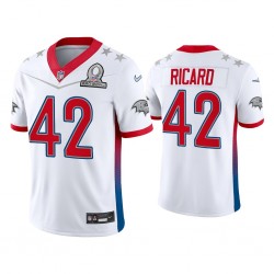 Baltimore Ravens Patrick Ricard 42 Nike White 2022 AFC Pro Bowl NFL Jersey Baltimore Ravens Patrick Ricard 42 Nike White 2022 AFC Pro Bowl NFL Jersey