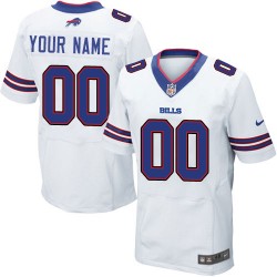 Buffalo Bills Custom White NFL Jersey Buffalo Bills Custom White NFL Jersey