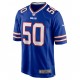 Buffalo Bills Gregory Rousseau 50 Nike Royal 2021 Draft NFL Jersey