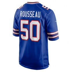 Buffalo Bills Gregory Rousseau 50 Nike Royal 2021 Draft NFL Jersey