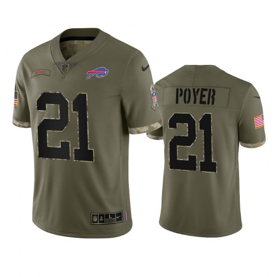 Buffalo Bills Jordan Poyer 21 Nike 2022 Salute to Service NFL Jersey