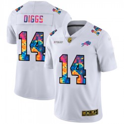 Buffalo Bills Stefon Diggs 14 Nike 2020 Multicolor White NFL Jersey Buffalo Bills Stefon Diggs 14 Nike 2020 Multicolor White NFL Jersey