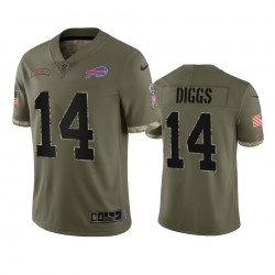 Buffalo Bills Stefon Diggs 14 Nike 2022 Salute to Service NFL Jersey Buffalo Bills Stefon Diggs 14 Nike 2022 Salute to Service NFL Jersey