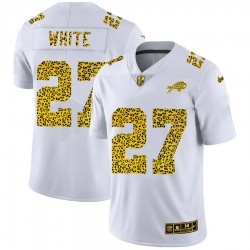 Buffalo Bills Tre Davious 27 Nike Flocked Leopard Print White NFL Jersey Buffalo Bills Tre Davious 27 Nike Flocked Leopard Print White NFL Jersey