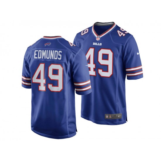Buffalo Bills Tremaine Edmunds 49 Nike Blue NFL Jersey