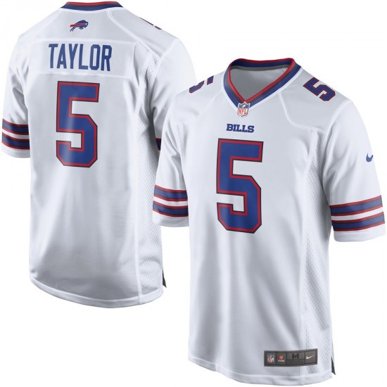 Buffalo Bills Tyrod Taylor 5 Nike White NFL Jersey