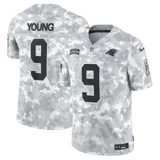Carolina Panthers Bryce Young Nike 2024 Salute to Service NFL Jersey