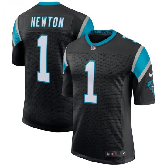 Carolina Panthers Cam Newton 1 Nike Black NFL Jersey