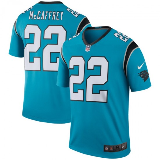 Carolina Panthers Christian McCaffrey 22 Nike Blue NFL Jersey