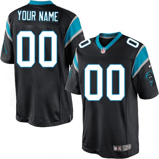 Carolina Panthers Custom Black NFL Jersey