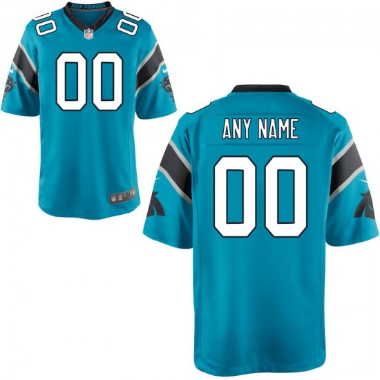Carolina Panthers Custom Nike Blue NFL Jersey