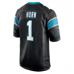 Carolina Panthers Jaycee Horn 1 Nike Black 2021 Draft NFL Jersey