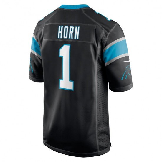 Carolina Panthers Jaycee Horn 1 Nike Black 2021 Draft NFL Jersey