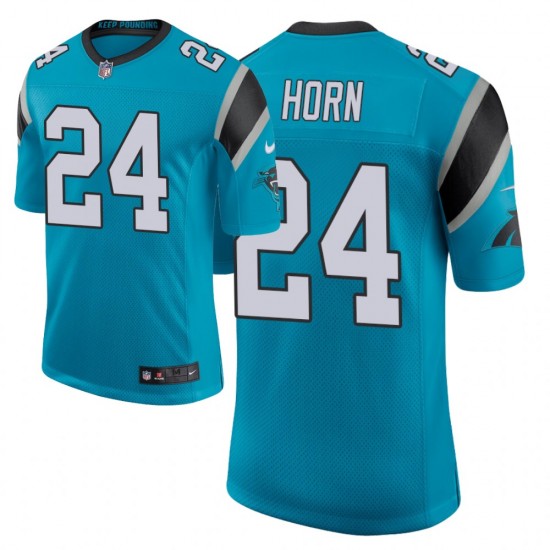 Carolina Panthers Jaycee Horn 24 Nike Blue 2021 Draft NFL Jersey