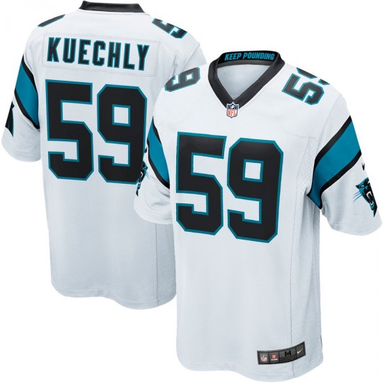 Carolina Panthers Luke Kuechly 59 Nike White NFL Jersey
