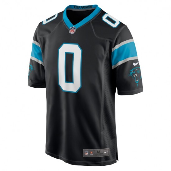 Carolina Panthers Terrace Marshall Jr. 0 Nike Black 2021 Draft NFL Jersey