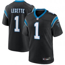Carolina Panthers Xavier Legette Nike Black 2024 NFL First Round Pick NFL Jersey Carolina Panthers Xavier Legette Nike Black 2024 NFL First Round Pick NFL Jersey