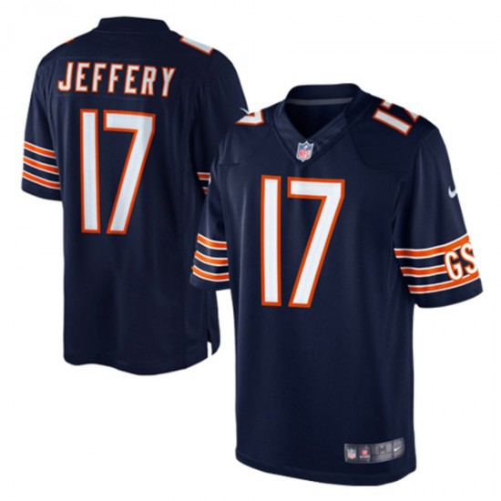 Chicago Bears Alshon Jeffery 17 Nike Navy NFL Jersey