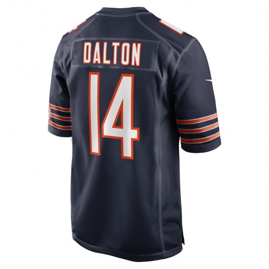 Chicago Bears Andy Dalton 14 Nike Black 2021 Draft NFL Jersey