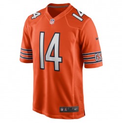 Chicago Bears Andy Dalton 14 Nike Orange 2021 Draft NFL Jersey