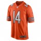 Chicago Bears Andy Dalton 14 Nike Orange 2021 Draft NFL Jersey