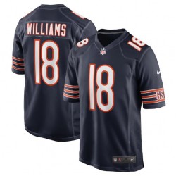 Chicago Bears Caleb Williams Nike Navy 2024 Draft NFL Jersey