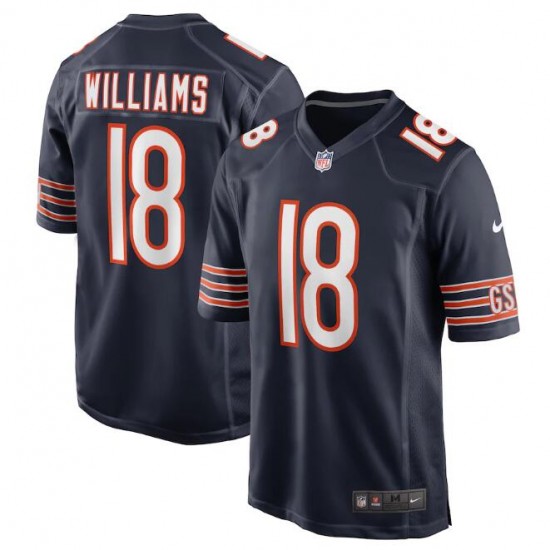 Chicago Bears Caleb Williams Nike Navy 2024 Draft NFL Jersey